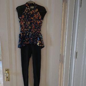 Weissman Multicolor Sequin Dance Costume